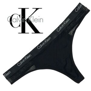 Calvin Klein Thong‎ Black Underwear CK One Panties Large